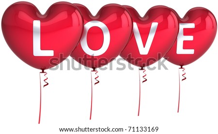 happy birthday heart balloons. stock photo : Heart balloons