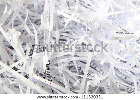 shredded paper background