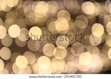 golden christmas lights as very nice holiday background
