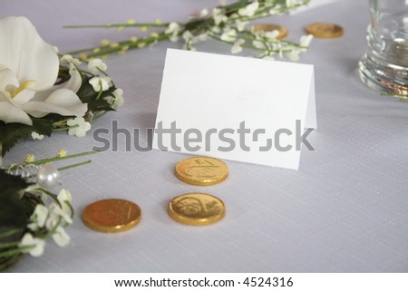 stock photo Wedding table decorations