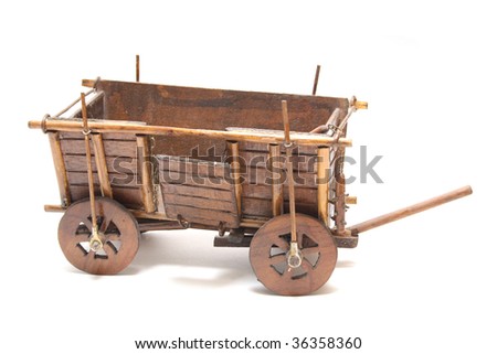 stock photo homemade model of old vehicle