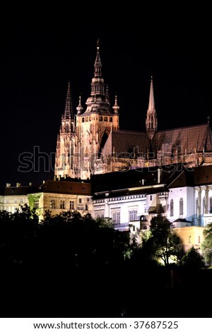 Prague in the night