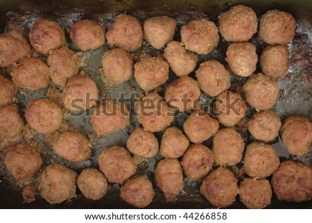 meat balls background