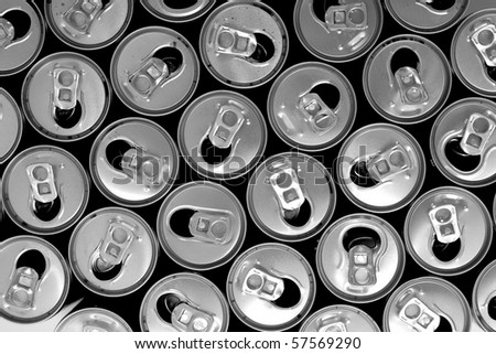 empty cans background