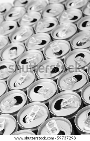 empty cans background