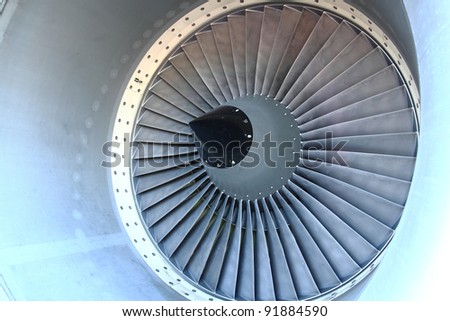 airplane turbine background