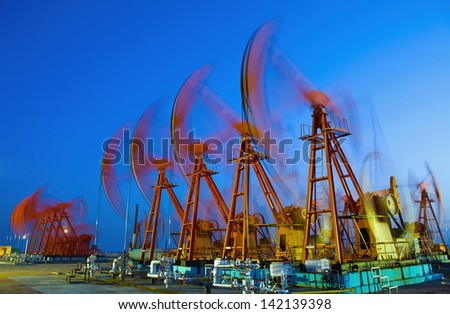 Oil pumps. Oil industry equipment.