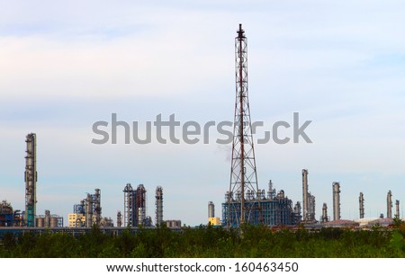 Oil industry equipment installation