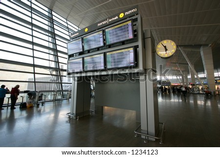Airport Arrival/Departure Screen