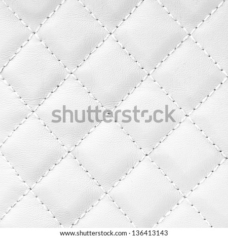 White Leather Background