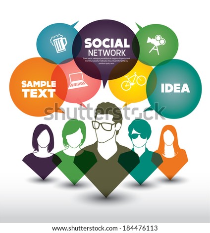 Social media with people Social media with people