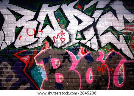 stock photo graffiti words