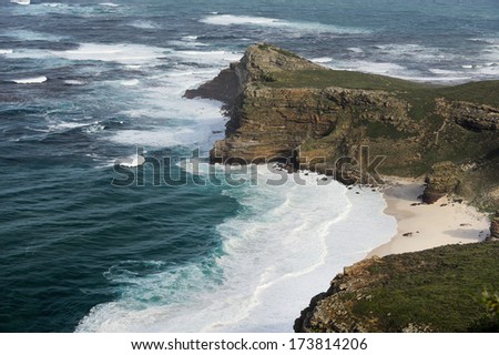 Panorama of the Cape of Good Hope South Africa