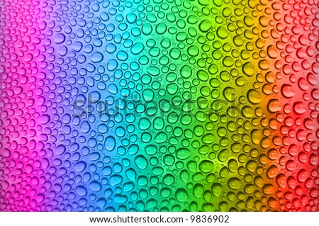 Rainbow Background on Rainbow Background With Water Drops Stock Photo 9836902   Shutterstock