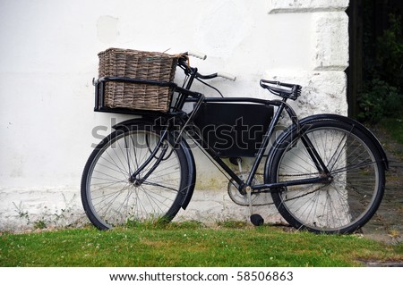 Old classic bicycle