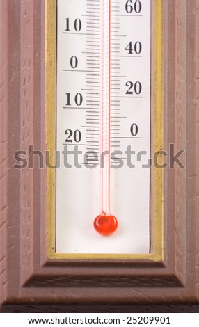 Thermometer isolated on white background