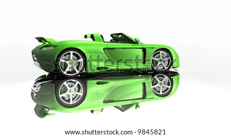 Sport Cars on Sports Car Green Paint  Designd With The Designer In Mind  Simple But