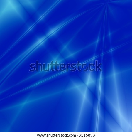 Virtual paths on blue background