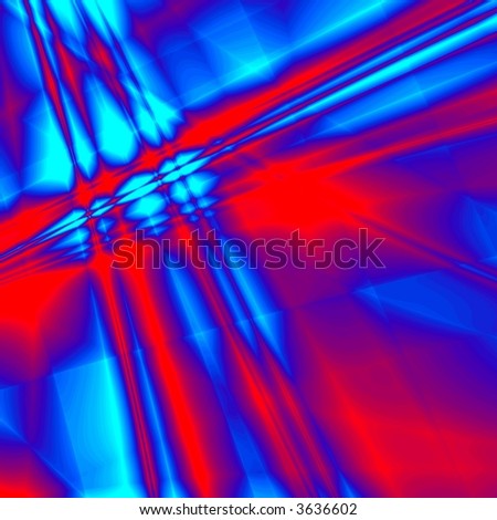 Blue-red creative background