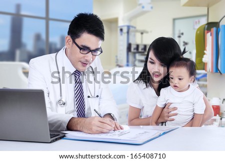 Family Doctor Visit In A Clinic