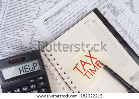 Tax form 1040 for income tax return