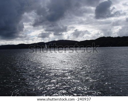 This is a photo taken on Lake Windermere in the Lake District, England