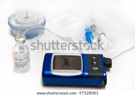 Insulin, Pump, Infusion Set and Reservoir