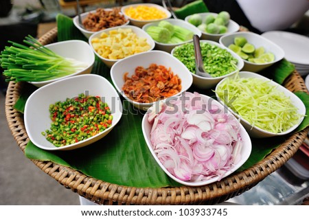 ingredient for thai food