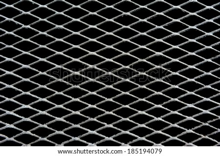 abstract metal grid pattern with lighting effect