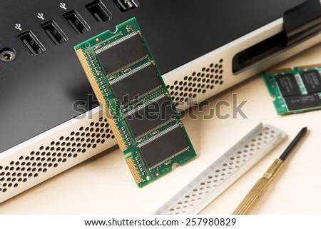 computer memory (RAM), Upgrading the personal computer.