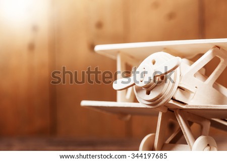 Balsa wood model airplane kits