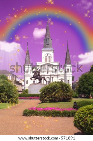 Magical New Orleans, St. Louis Cathedral in French Quarter