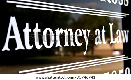 Attorney at Law Sign