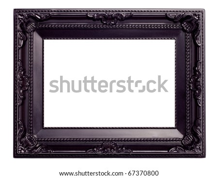 Black Decorative Frame