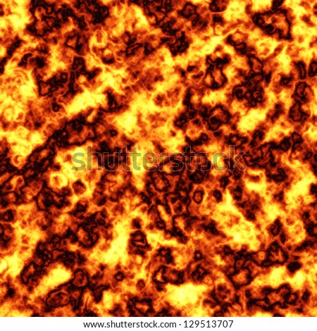 Blazing hot lava background tile pattern