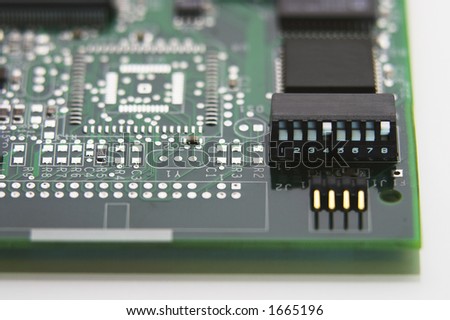 Dip Switch on circuit board