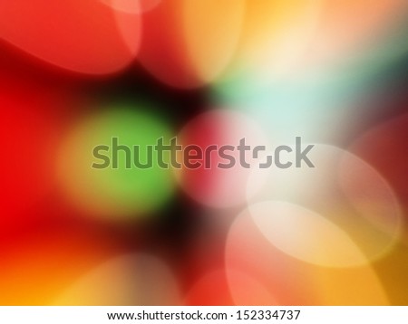Abstract blur lighting design