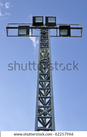 Spot-light tower [ stadium lights ] basketball & football