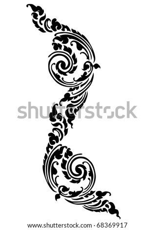 stock photo Abstract black pattern tattoo design abstract tattoo designs