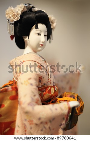 CHIANGMAI THAILAND-NOV 29 :The Dolls of Japan Exhibition.The cultural exchange between Thai and Japanese crafts. on November 29,2011 in CMU. Art Center,Thailand