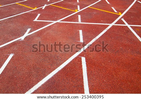 Running track (Running track rubber with line )
