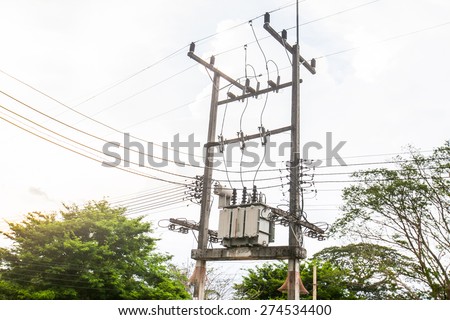Electric transformer substation