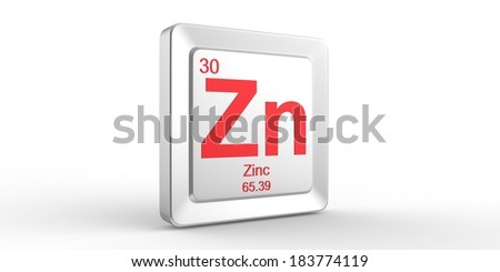 Zn symbol 30 material for Zinc chemical element of the periodic table Zn symbol 30 material for Zinc chemical element of the periodic table