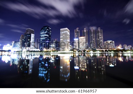 stock photo : City town at