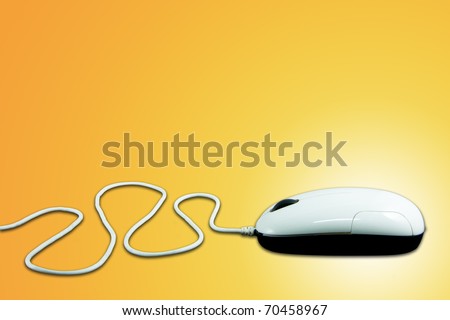 White mouse background