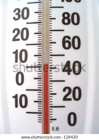 measure weather with a thermometer