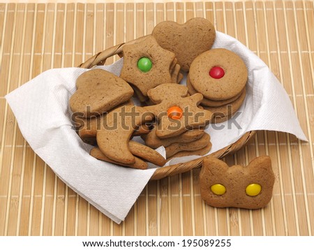 Gingerbread decorated cookies