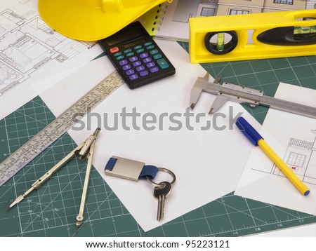 Architectural drawing tools for measuring and planning