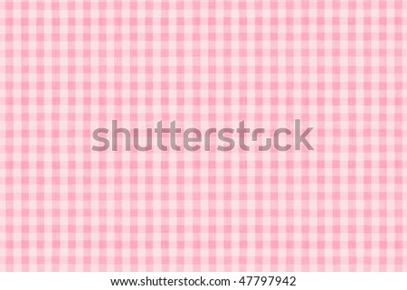 Pink Plaid Fabric