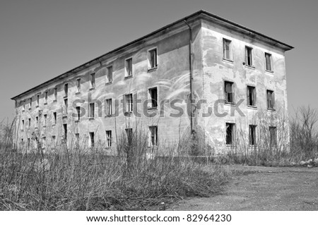 Abandoned building in Eastern Europe